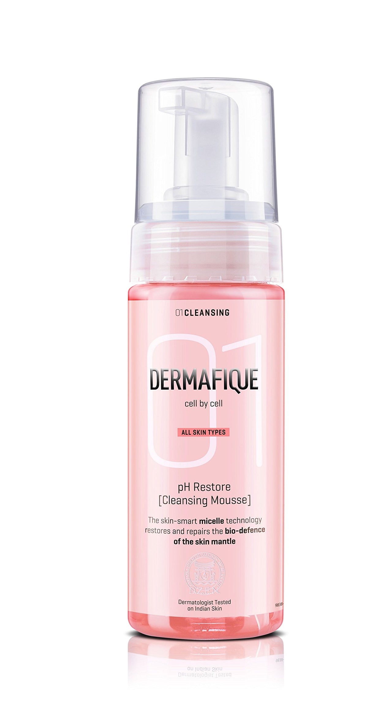 Dermafique All Important Skin Toner, Aqua Marine, 150ml And Dermafique Ph Restore Cleansing Mousse, Pink, 150ml