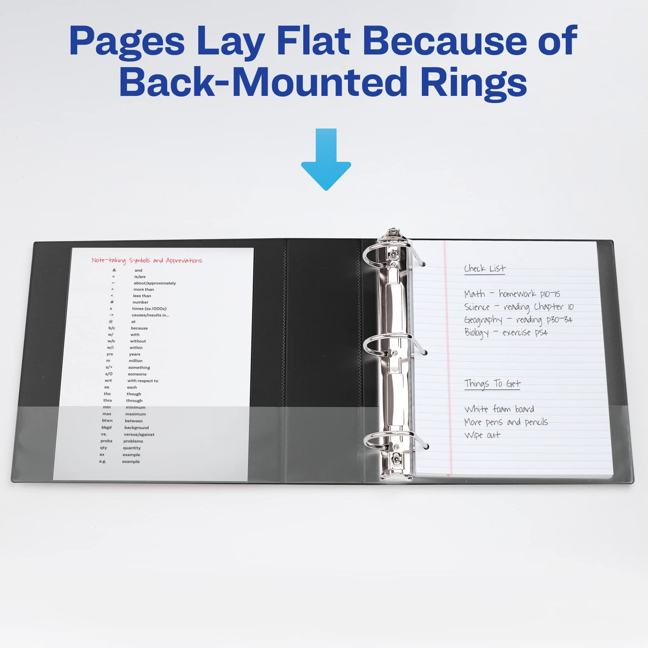 Avery Heavy Duty View 3 Ring Binder, 4" One Touch Slant Ring, Holds 8.5" x 11" Paper, 1 White Binder (79704) 4" 1 Pack