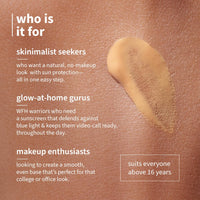 Plum Rice Water & 3% Niacinamide Sheer-Tinted Sunscreen SPF 50 PA++++ | Suitable for Most Indian Skin Tones | Sheer Coverage | Non-Oily | Women | Fragrance-free | 100% Vegan | 50gm