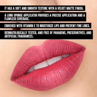 Colorbar Lip Statin, Hollywood 001 (Matte) | Enriched with vitamin E | Preservative free | Longlasting
