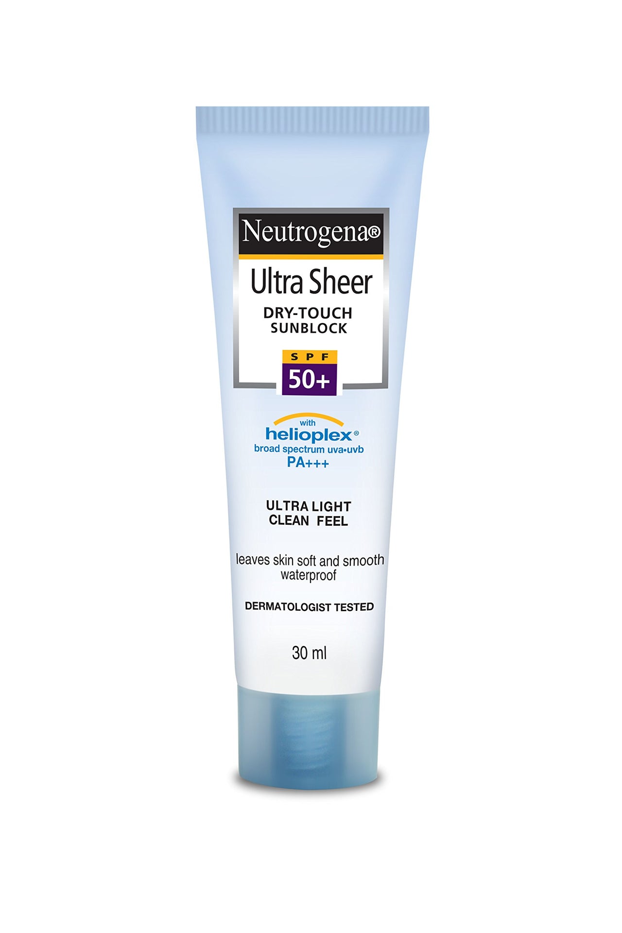 Neutrogena Ultra Sheer Dry Touch Sunblock Spf 50+ Sunscreen For Women And Men, 30Ml And Neutrogena Hydro Boost Capsule In Serum, Transparent, 30 Ml