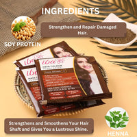Iba Hair Colour for Women - Dark Brown, 70g | 100% Pure Henna Based Powder Sachet | Natural Hair Colour & Long Lasting with Conditioning Formula | Reduced Hair Fall & Hair Damage | Shine & Nourish Hair | Free from Ammonia and Other Harmful Chemicals | Her