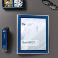 Avery Flexi-View 3 Ring Binder, 1.5 Inch Round Rings, 1 Navy Blue Binder (17638) 1.5