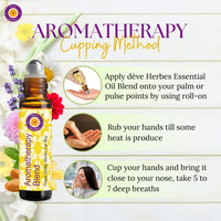 Deve Herbes PEPPY - INSTANT ENERGY BOOST - Aromatherapy Essential Oil Blend for Instant Physical & Mental Energy with Spearmint, Lemon, Cajeput, Ginger, Frankincense & Nutmeg Essential Oils 10ml