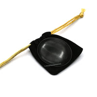 Shungite Palm Stone - Massage Worry Stone for Natural Body Chakra Balancing, Reiki Healing and Crystal Grid Shungite