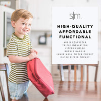 Simple Modern Kids Lunch Box for Toddler | Reusable Insulated Bag for Boys | Meal Containers for School with Exterior and Interior Pockets | Hadley Collection | Shark Bite Hadley Lunch Box -Shark Bite