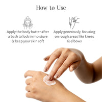 Shankara Gheesutrā Parijat Body Butter with Ayurvedic Ghee, Kokum Butter, and Aloe Vera for Dry Skin Hydration and Nourishment, Unisex Natural Glow Skin Rejuvenation - 200ml