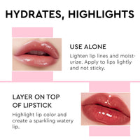 Million Colors Tinted Lip Balm Oil For Dark, Dry and Chapped Lips |Instant Lip Brightening| Provides Hydrating, Moisturizing and Plump Effect (Pack of 4 - Peach, Strawberry, Chocolate, Honey) - 8ml