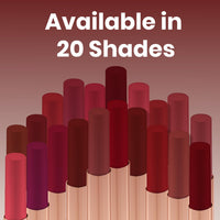 Beauty Berry Absolute Lips Matte Lipstick - 2.4g | Single Swipe Application, Smooth & Lightweight | Long Lasting, Transfer Proof & Waterproof for Women (Rich Mehroon)