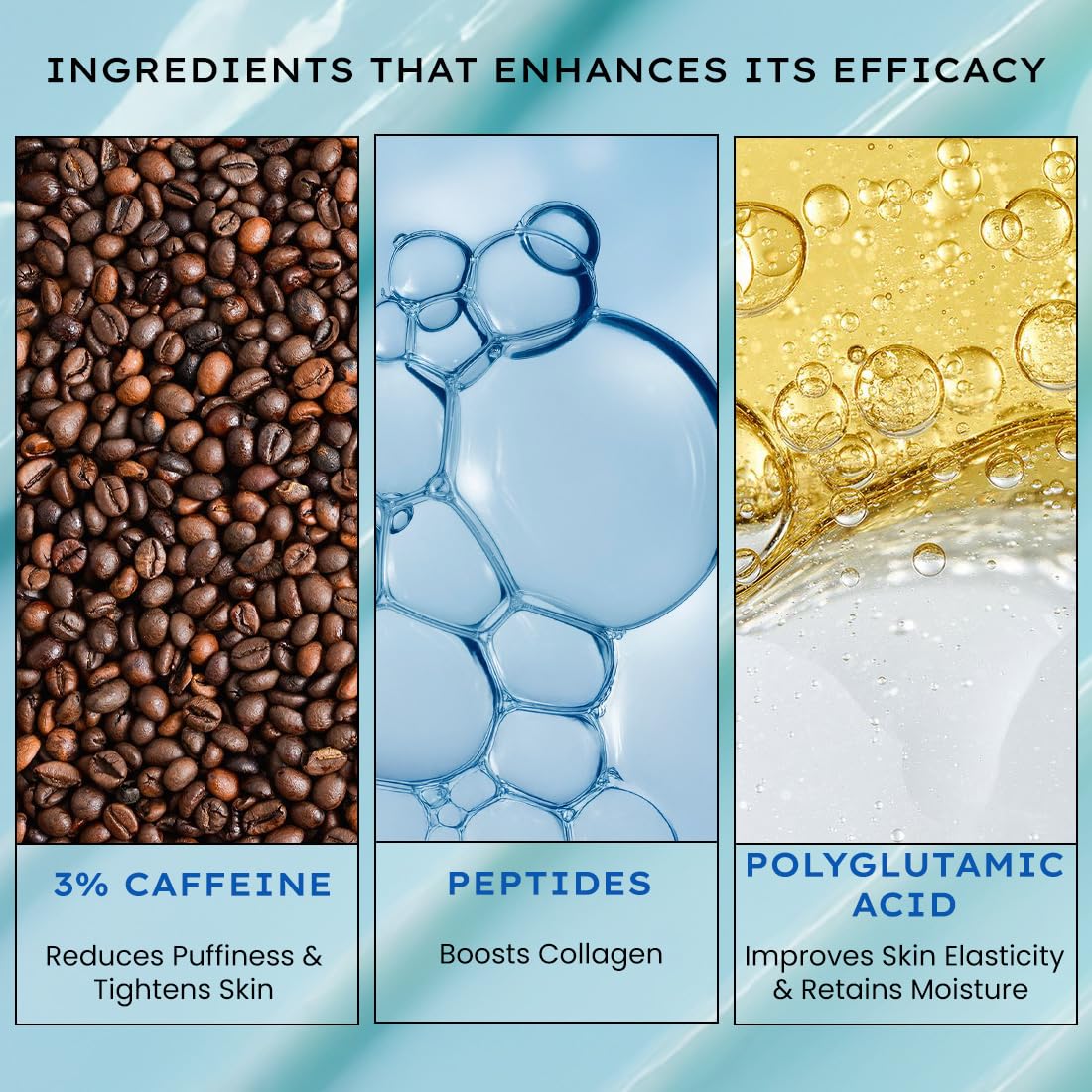 Hyphen Ice Dunk Cooling Face Mask with 31% Skin Cooling Actives | 3% Caffeine for Skin Firming, De-puff & Pore Minimizing | Collagen Boost Cryo theraphy For Glowing Skin- 50gm