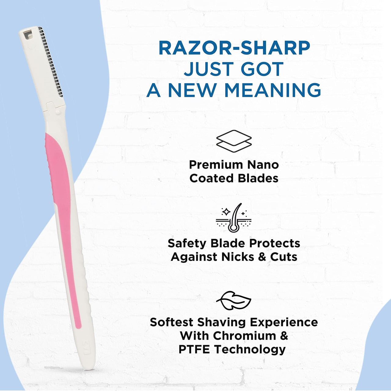 FURR Face Razor for Women - 4N | Razor For Eyebrows, Upper Lip, Forehead, Chin| | Effortless Hair Removal Experience with Japanese Blade | Can Be Used Up to 5 Times