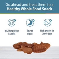 JustFoodForDogs Healthy Dog Treats, Pork, Single-Ingredient, Made in The USA, 5 oz 5 Ounce (Pack of 1)
