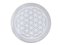 Selenite Crystal Charging Plate For Crystals And Healing Stones, 4.5