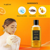 Elibliss Celebrity Brightening Glow Recharge | Feel Glamorous Deeply Nourishing Body Wash | pH 6 Balanced Formula | With Vitamin C, Niacinamide, Ceramides & Hyaluronic 300ml Each