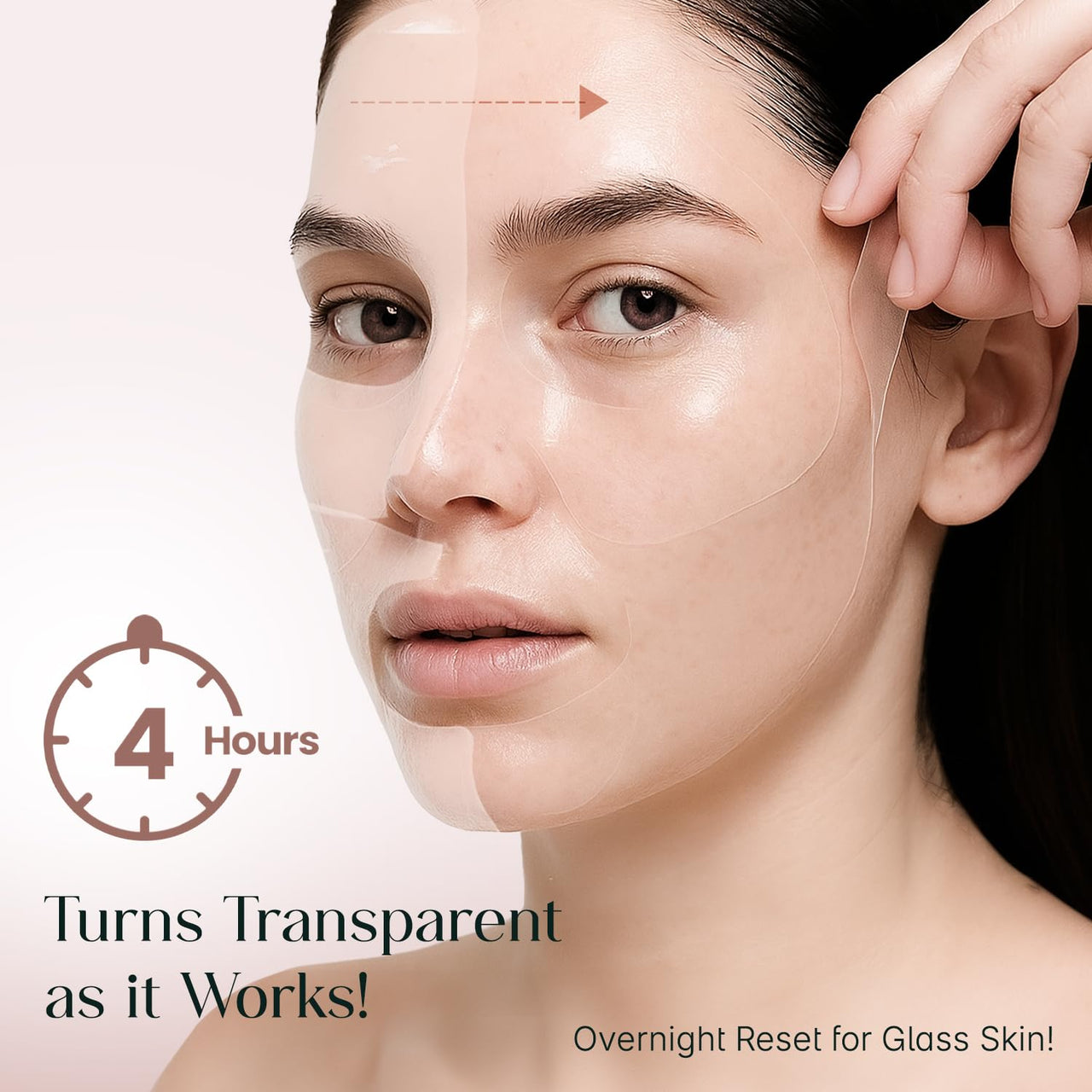 SeoulSkin Niacinamide Glass Skin Overnight Mask – Korean Face Mask Sheet for Glowing Skin | 50,000 PPM Niacinamide & Hyaluronic Acid | Hydrating, Pore-Minimizing, Korean Skincare Sheet Mask