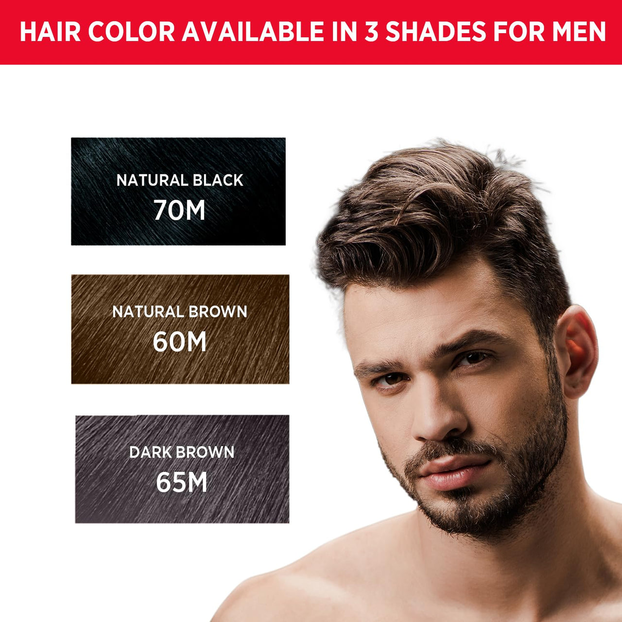 REVLON Top Speed Hair Color For Men - Natural Black 70M (with Outrageous Conditioner 190 ml) (3S10978E16463170)