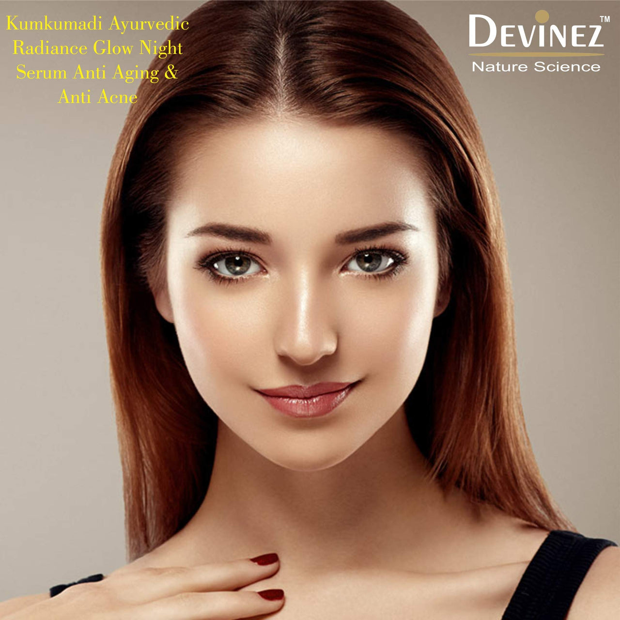 Devinez Ayurvedic Kumkumadi Radiance Glow Night Serum - 15ml, 100% Natural for Face Brightening, Anti Ageing, fight under eye dark circles, Kumkumadi Tailam