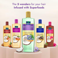 Parachute Advansed Rosemary-enriched Coconut Hair Oil| Rosemary Hair Oil| Superfoods Magic| Long & Thick Hair|300 Ml (Pack of 2)