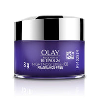 Olay Regenerist Retinol 24 Night Mini Cream l Renews and Resurfaces Skin Overnight l No Redness or Irritation | Fragrance Free l Normal, Oily, Dry and Combination Skin l 8g
