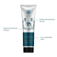 Forest Essentials Sandalwood & Orange Peel Shaving Cream for Men | Ayurvedic and Natural Shaving Cream For Smooth Razor Glide | 60 g