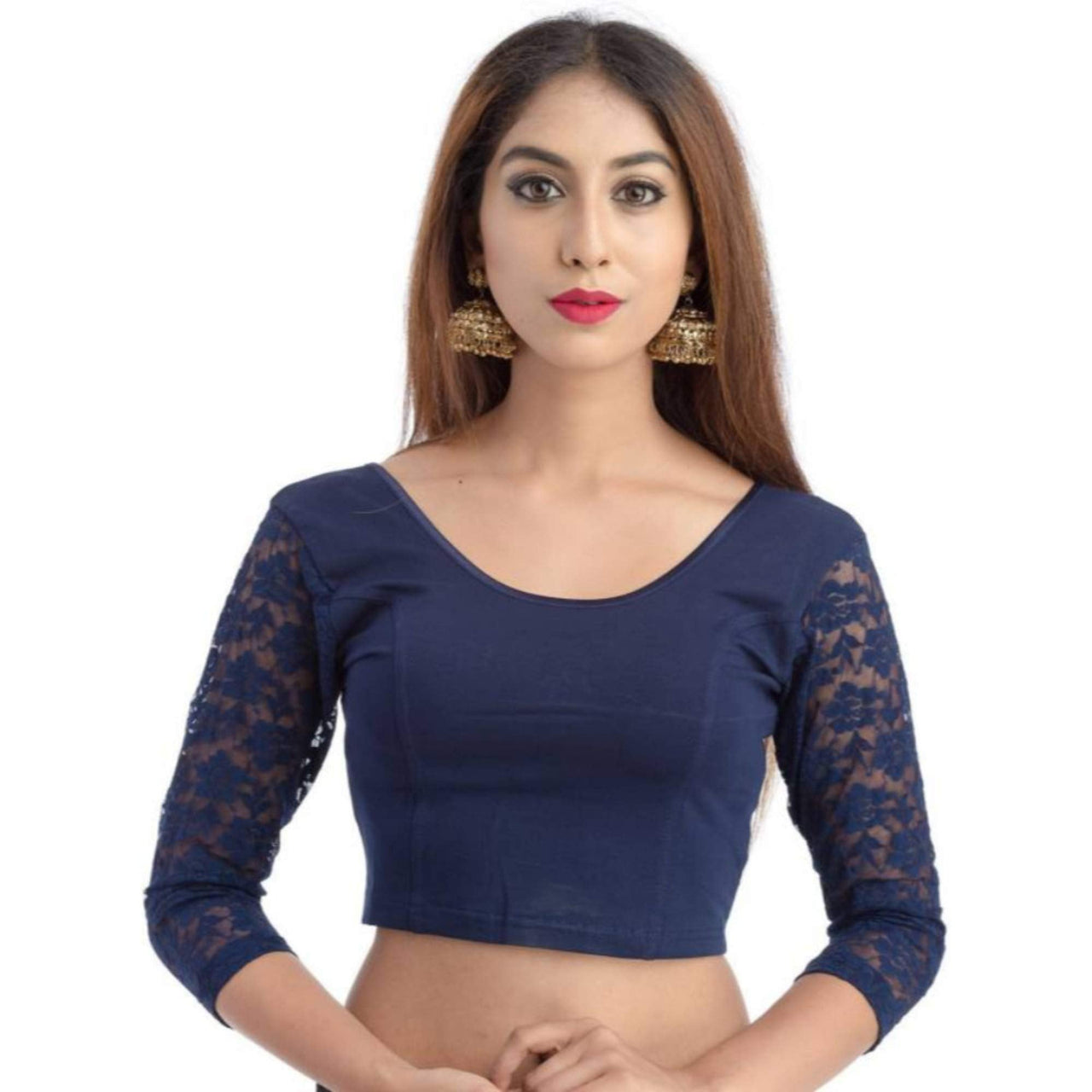 Fressia Fabrics Cotton Bustier Saree Blouse