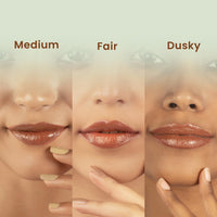 Koe Beauty Double Dip | Espresso & Caramel | Deep Bold Brown Matte Lipstick (2ml) Plus Rich Golden Glaze Buttery Finish Lip Topper (2ml) | Perfect Balance of Color & Shine