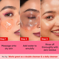 Dot & Key Strawberry Dew Cleansing Balm | For Clean, Smooth & Dewy Skin | Makeup Remover Balm |Non Greasy Makeup Cleanser Face Scrub | Cleanses Dirt, Makeup & Sunscreen | For All Skin Types | 70ml