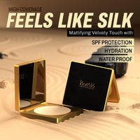 Born16 Moon Duchess Velvet Hydrolock Compact Powder – Ashley | India’s First Encapsulated Hyaluronic Acid | Medium-High Coverage, Smooth-Matte Finish | 24-Hour Stay with Vitamin E & SPF, 9g