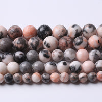 60pcs 6mm Natural Pink Zebra Jaspers Beads Round Loose Beads for Jewelry Making DIY Bracelet Crystal Energy Healing Power Stone (6mm, Pink Zebra Jaspers)