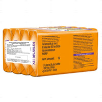 BoroPlus Antiseptic And Moisturising Bathing Sandal Soap With Sandal & Neem | 99.9% Germ And Virus Protection | For Smooth, Soft, Moisturised & Nourished Skin, 125G (Pack Of 4)