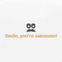 Papyrus Dog Birthday Card (Smile You're Awesome) FSC BIRTHDAY PET PHOTO BOOTH