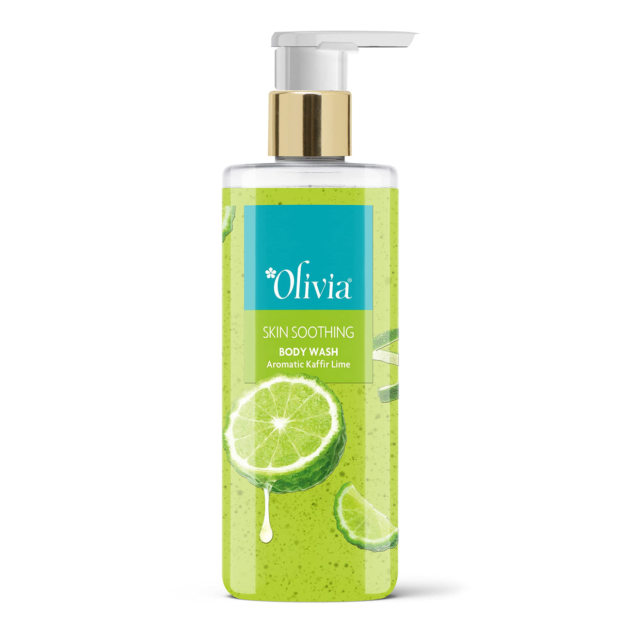 Olivia Body Wash, Skin Soothing Gel Wash With Aromatic Kaffir 250Ml - Free From Paraben, Silicone, Harmful Chemicals