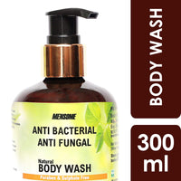 MENSOME Natural Anti Bacterial & Anti Fungal Body Wash Gel, Chemical Free, Men & Women In 300 Ml