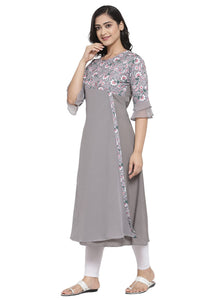 ALC Creation Women's  Crepe Regular Kurta
