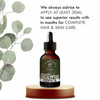 Aromatique Eucalyptus Oil - Pure & Undiluted Eucalyptus Essential Oil - For Hair & Skin Care (15ml)