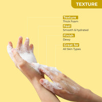 SOKU Instant Glow Foaming Facewash for Deep Cleansing | Enriched With Alpha Arbutin, Papaya & Kale Extract for Instant Brightening | Gentle Cleanser for Men & Women | Sulphate & Toxin Free