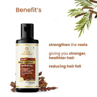 Khadi Organique Shikakai Shampoo/Cleanser Pack Of 2, (420 ML)