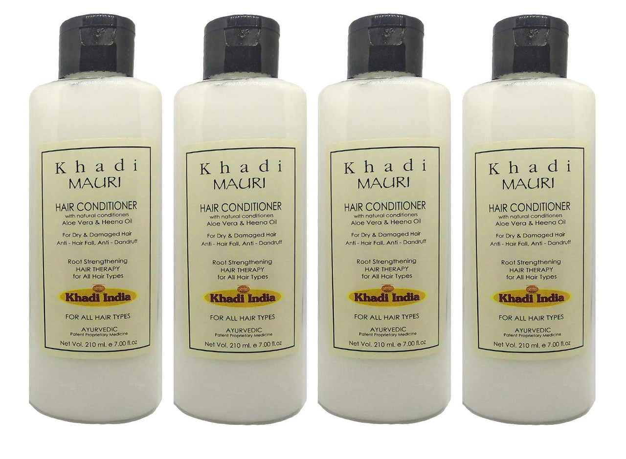 Khadi Mauri Hair conditioner - Pack of 4 (840 ml)