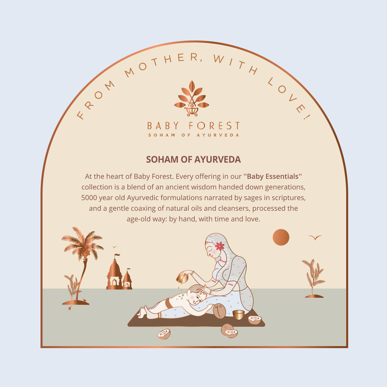 Baby Forest Narial Tailam Organic Cold Pressed Coconut Oil| 100% Natural | Coconut Oil for Baby Skin & Hair Care| Derma Safe | Cruelty-Free | 200 ml | Pack of 1