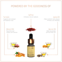 SoulTree Radiance Face Oil with Saffron & Turmeric - Boosts Natural Glow, Hydrates & Nourishes Dull Skin - 10ml
