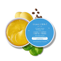 Glamveda Advanced Age Support Under Eye Patch | 1% Copper Peptide, Multi-Peptide & Hyaluronic Acid | Smooths Wrinkles, Reduces Puffiness, Fades Dark Circles & Firms | 30 Pairs