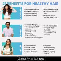 2.Oh! Italian Leave In Conditioner for Dry Hair | Leave In Hair Conditioner with Panthenol and Argan Oil | Nourishing Leave In Conditioner for Wavy Hair | Hair Serum for Dry Frizzy Hair |Women and Men