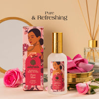 Ashpveda Kannauj Rose Water Face Mist Gulab Jal, Cleansing Toning & Silky Smooth Skin | Pores Minimising Face Mist (100ml)