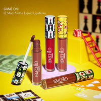 LoveChild Masaba Game On! - Clear The Lane - Mad Matte Liquid Lipstick, Beige-Pink Velvet Smooth, Non-Sticky, Hydrating & Moisturising, Lipsticks For All Skin Tones, 5Ml