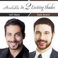 Vegetal Bio Colour Natural Hair Colour for Men, Soft Black, PPD-free, Semi-Permanent, Safe for Beard and Moustache 25g. (Pack of 2)