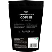 Colombian Brew Mint Chocolate Mocha Instant Coffee, No Sugar Vegan, 50g & Colombian Brew Coffee, 100% Arabica Green Coffee Powder 200g