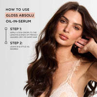 Kérastase Gloss Absolu Glaze Drops Oil-In-Serum For Bouncy, Glossy Hair | Fine To Medium Hair | 2X Glossier Hair | 72H Nutrition | With Wild Rose-In-Oil | 45ml