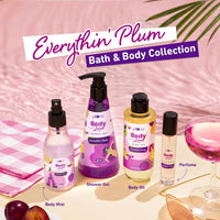 Plum BodyLovin' Everythin' Plum Shower Gel | SLS-Free Body Wash For Women | Long Lasting Peppy Fruity Fragrance | Aloe-Infused Nourishing Body Cleanser For Soft & Smooth Skin (240 ml)