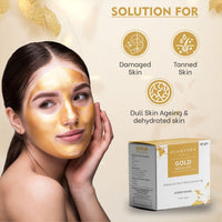 Glamveda Gold Advance Skin Rejuvinating Facial Kit Pack Of 2 | 6 Steps facial Kit | 80 gm