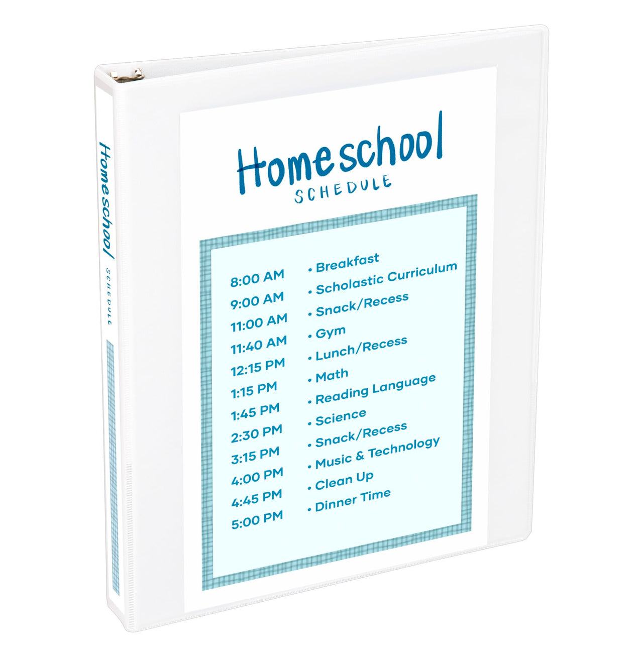 Avery Economy View 3 Ring Binder, 1" Round Rings, 1 White Binder (05711) 1.0" 1 Pack